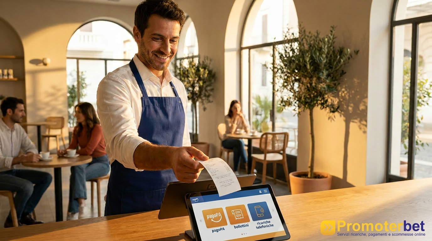 Digital point senza costi fissi: pagoPA, bollettini e ricariche