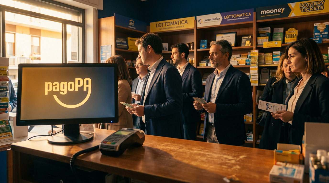 Tabaccheria hub servizi: checklist PVR pagoPA e ricariche